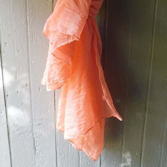 Orange Sherbet  Breezy Scarf - Picture 4 of 7